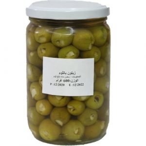 زيتون بالثوم 600 غرام Olives With Garlic 600 gr