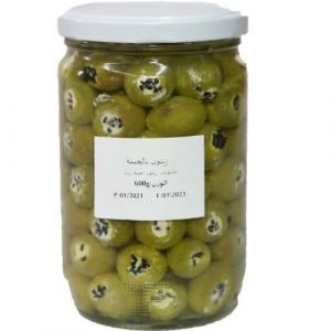 زيتون بالجبنة 600 غرام Olives With Cheese 600 gr